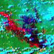 Satellite image of Central Amazonia